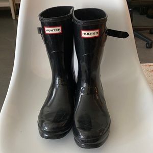 Hunter Rain Boots - Mid Calf Original Gloss
